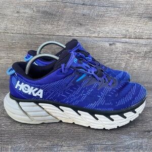 Hoka One One Mens Gaviota 4 Blue Graphite Shoes Sneaker 1123198 BBGP Size 10.5 D